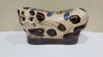 Vintage Chinese Soapstone Cat Pillow Carving