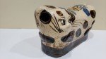 Vintage Chinese Soapstone Cat Pillow Carving