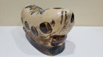 Vintage Chinese Soapstone Cat Pillow Carving