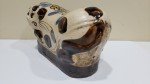Vintage Chinese Soapstone Cat Pillow Carving