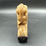 Lion Design Antique Chinese Soapstone Inkwell