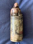 Ancient Chinese Soapstone Chop Seal with Old Man