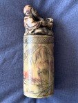 Ancient Chinese Soapstone Chop Seal with Old Man
