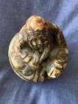 Ancient Chinese Soapstone Chop Seal with Old Man