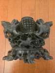 Vintage Foo Dog Soapstone Incense Burner