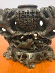 Vintage Foo Dog Soapstone Incense Burner