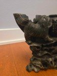 Vintage Foo Dog Soapstone Incense Burner