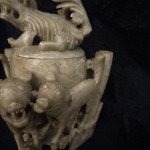 Handcrafted Soapstone Foo Dog Statue