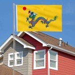 Qing Dynasty Banner Landscape Flag 3x5ft