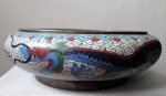 19th Century Chinese Cloisonne Dragon Bowl