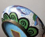 19th Century Chinese Cloisonne Dragon Bowl