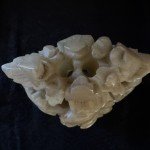 Elegant Chinese Soapstone Carving Statue