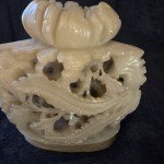Elegant Chinese Soapstone Carving Statue