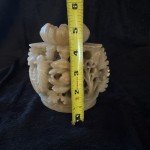 Elegant Chinese Soapstone Carving Statue