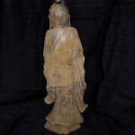 Vintage Chinese Soapstone God Carving Statue