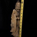 Vintage Chinese Soapstone God Carving Statue
