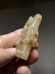 Qing Dynasty Hetian White Jade Carving