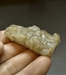 Qing Dynasty Hetian White Jade Carving