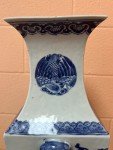 Blue and White Qing Dynasty Vase - 60cm
