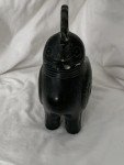 Antique Qing Dynasty Rooster Head Soapstone Carving