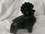 Antique Qing Dynasty Rooster Head Soapstone Carving