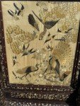 Qing Dynasty Silk Embroidery Bird Table Screen