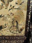 Qing Dynasty Silk Embroidery Bird Table Screen