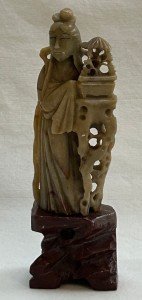 Hand-Carved Vintage Chinese Soapstone Figure