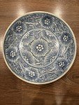 Antique Chinese Starburst Soapstone Platter