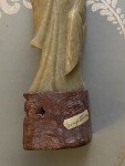 Vintage Chinese Soapstone Guanyin Lotus Goddess Carving