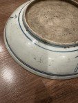Antique Chinese Starburst Soapstone Platter