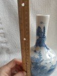 Antique Qing Dynasty Blue and White Vase