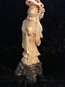 Hand-Carved Antique Chinese Soapstone Sculpture