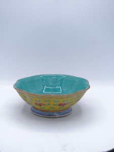 19th Century Chinese Longevity Soapstone Bowl