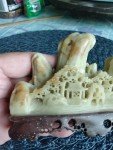 Antique Chinese Soapstone Mountain Village Figurine