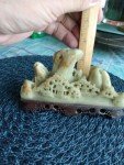 Antique Chinese Soapstone Mountain Village Figurine