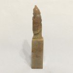 Chinese Soapstone Longevity God Figurine Stamp