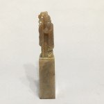 Chinese Soapstone Longevity God Figurine Stamp