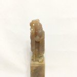 Chinese Soapstone Longevity God Figurine Stamp