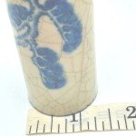 Qing Dynasty 3" Blue White Bird Vase