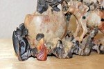 Charming Hand-Carved Chinese Soapstone Ink Well