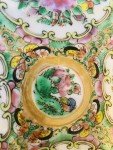 Antique 19th Century Chinese Rose Medallion Dish