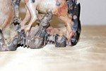 Charming Hand-Carved Chinese Soapstone Ink Well