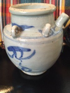Chinese Blue & White Pitcher Vase 5