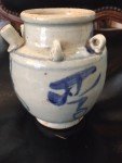Chinese Blue & White Pitcher Vase 5