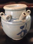Chinese Blue & White Pitcher Vase 5