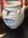 Chinese Blue & White Pitcher Vase 5