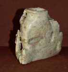 Hand-Carved Chinese Soapstone Vase Sculpture