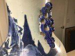 Blue & White Qing Dynasty Porcelain Vase 17