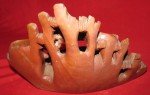 Chinese Soapstone Carving: Monkeys, Deer, & Bird 9.5